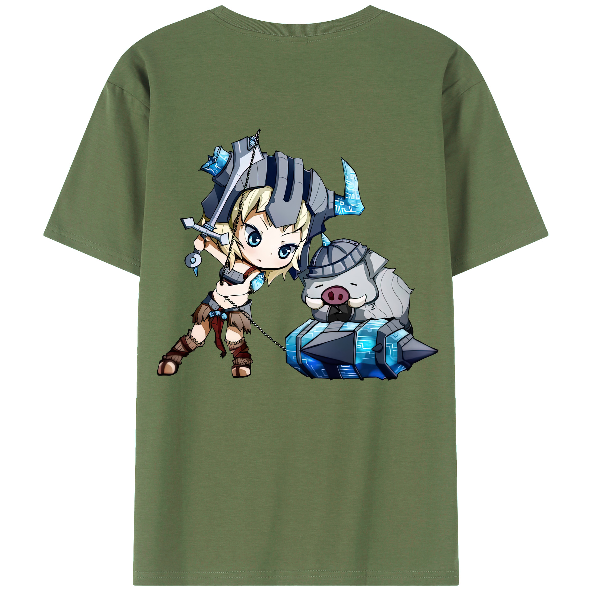 （画像用） リーグ・オブ・レジェンド League of Legends LOL 綿100％ メンズ半袖Tシャツ（バックプリント） 通気性